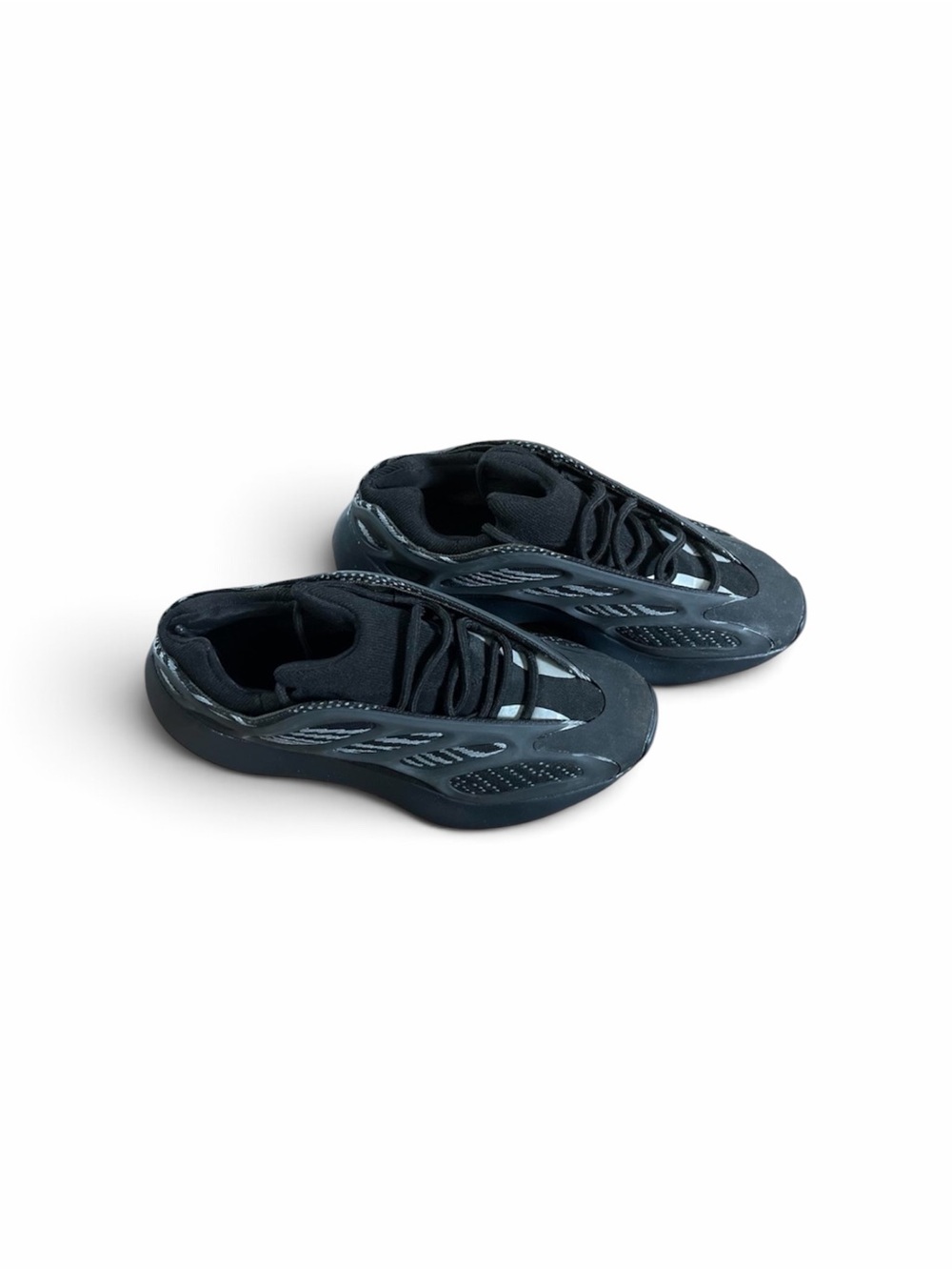 Yeezy Core Black Low-Top Sneakers